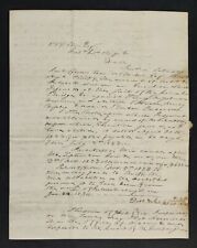 1831 antique LETTER lancaster pa SEN BEN CHAMPNEYS atty gen judge COLUMBIA BRIDG picture