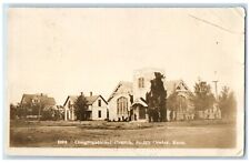 1911 Congregational Church Smith Center Kansas KS RPPC Photo Antique Postcard picture
