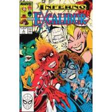 Excalibur (1988 series) #6 in Near Mint minus condition. Marvel comics [h@ picture