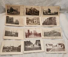 LOT OF 20 ANTIQUE 1906 SAN FRANCISCO SF EARTHQUAKE RPPC POSTCARDS picture