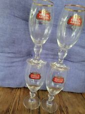 Stella Artois 600th Anniversary Chalice Beer Glasses - set of 4  picture