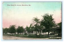 1912 West Sante Fe Avenue Marceline Missouri MO Posted Antique Postcard picture