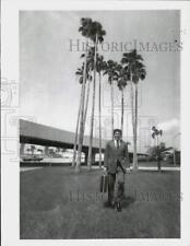 1973 Press Photo Castango on his way to work - lra33473 picture