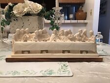 The Last Supper Silvestri Bros Chalkware Sculpture Vintage Detailed 18.5