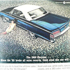 1966 Chrysler 300 Vintage Print Ad picture