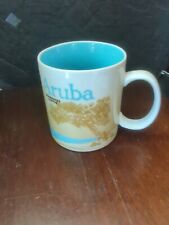 STARBUCKS ARUBA COFFEE MUG GLOBAL ICON COLLECTOR SERIES 16 FL.OZ 2012 picture