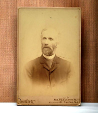 1800s Samuel Yardley Trenton New Jersey Victorian Era Studio Photo Cabinet Card picture