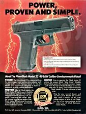 Glock Model 22 Ad Metal Sign 9