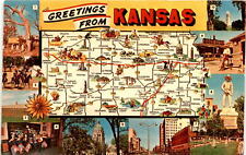 Explore Kansas: history, nature, and culture await postcard picture