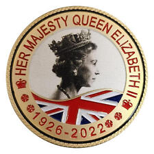 Queen Elizabeth II 1926-2022 Royal Memorabilia Commemorative Coins for Collector picture