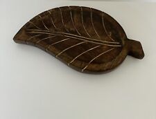 Handmade Wooden Leaf Made In India picture