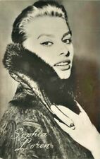 Beautiful Sexy movie Star Actress Sophia Loren 1960s RPPC Photo Postcard 22-5624 picture