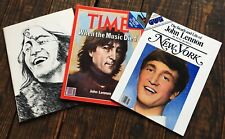 Lot of 3 Original Magazines of John Lennon's  Death Memorial picture