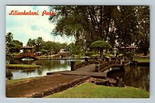 Hilo HI-Hawaii, Liliuokalani Park Japanese Garden Vintage Souvenir Postcard picture