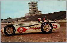Indianapolis 500 1959 Champion Rodger Ward In Race Car Postcard B567 picture