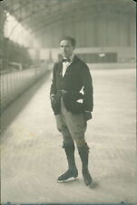 Gillis Grafström, Swedish figure skater. - Vintage Photograph 2490494 picture