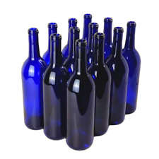 Fastrack - W5 Wine Bottles, 12 Bordeaux Wine Bottles, Cobalt Blue Wine Bottles,  picture