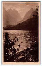 c1905s The Tetons By Moonlight Jackson Hole Wyoming WY Unposted Vintage Postcard picture