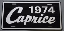 1974 74 CAPRICE METAL LICENSE PLATE 327 350 396 427 CONVERTIBLE CHEVY WAGON  picture