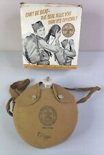 VTG Official Boy Scouts of America Aluminum Canteen in Original Box No 1202 LOOK picture
