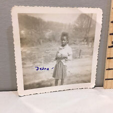 Vintage Photo 50's African American Girl 