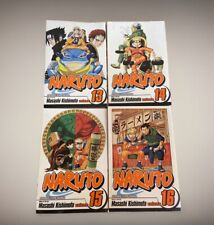 Naruto - Shonen Jump Manga Lot of 4 Books - Masashi Kishimoto Volume 13 14 15 16 picture