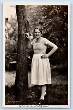 Oberammergau Germany Postcard Preisinger Hansi c1930's Unposted RPPC Photo picture