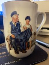 Vintage 1982 Norman Rockwell The Lighthouse Keepers Daughter Coffee tea Mug 4 in picture