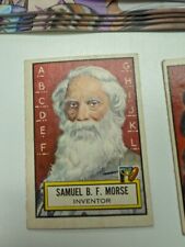 1952 Topps Look n See Samuel Morse card #70 EX+ condition No creases picture