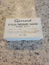 Vintage Garrard Stylus Pressure Gauge Model SPG3 ~ Made in England											 picture