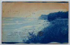 RPPC  Lake Ontario  Blued  Real Photo  Postcard 1908 picture