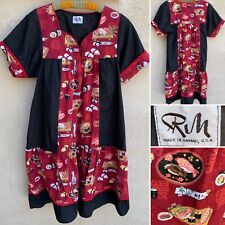 RM Made In Hawaii USA Hawaiian Dress Muu  Asian Sushi Theme picture