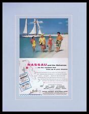 1960s Nassau Bahamas Tourism Framed 11x14 ORIGINAL Vintage Advertisement picture
