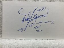 Autograph Ned Garver Baseball Player Browns 1951 Signed Index Card picture