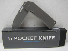 Big Idea Design Ti Pocket Folding Knife Titanium Handles S35VN Mint Condition picture
