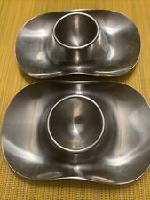 WMF CROMARGAN Stainless Steel Egg Cups Set of 2 MCM Mid Century Modern Germany picture