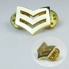 USA Army First Class Sergeant Collar Lapel Pin Insignia Military Veteran Hat Pin picture