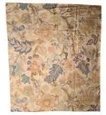 Beautiful rare 19th Cent French silk Jacobean Printed Fabric 1509 picture