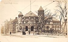 New Haven Connecticut 1913 RPPC Real Photo Postcard Osborne Hall Yale University picture