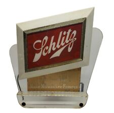 1950s SCHLITZ Beer Cash Register 3-D Logo Light up Sign picture