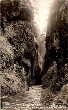 Oneonta Gorge, Columbia River Highway, Oregon OR RPPC Postcard picture