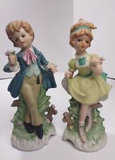 Vintage FBIA Taiwan Porcelain Boy & Girl C-8823 RARE Cute Rep. Of China Collect picture
