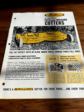 Brillion 112 INch Field & Orchard Rotary Mower Brochure BAOH picture