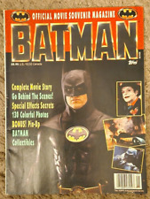 Batman Official Movie Souvenir Magazine (Topps Entertainment, 1989) Warner Bros picture