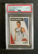 2018-2019 Panini Stickers Luka Doncic European-Italy #428 PSA 10 RC ROOKIE picture