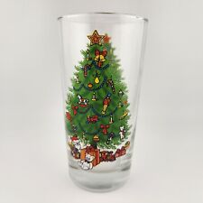 Magic Christmas Glassware 12 oz Anchor Hocking Holiday set of 6 picture
