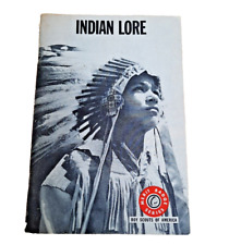 Indian Lore Vintage Boy Scouts of America BSA Merit Badge Series 1970 PB # 3358 picture