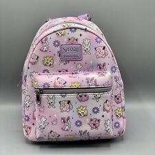 Loungefly Pokemon Fairy Type Mini Backpack Vapor Wave Sylveon Jiggly Puff Togepi picture