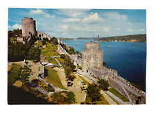 1969 Istanbul Turkey Rumelihisarı Rumelian Fortress Castle Postcard Stamped picture