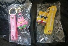  Patrick Star Spongebob Sqaurepants With Sunglasses (Lot  Of 2) PVC Keychains picture